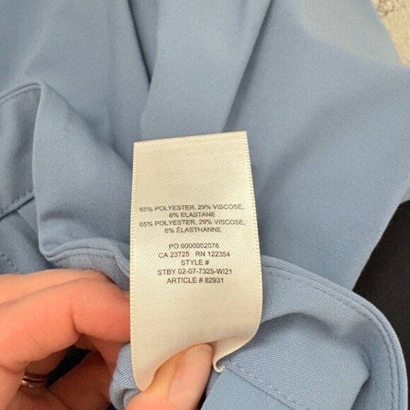 Aritzia Sunday Best Olive Micro Skirt Pleated High Rise Blue Size 10 - Picture 7 of 8